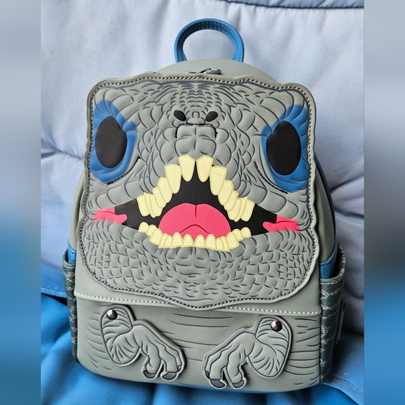 Loungefly Handbags - NWT Loungefly Funko Pop! Jurassic World Raptor Blue Backpack